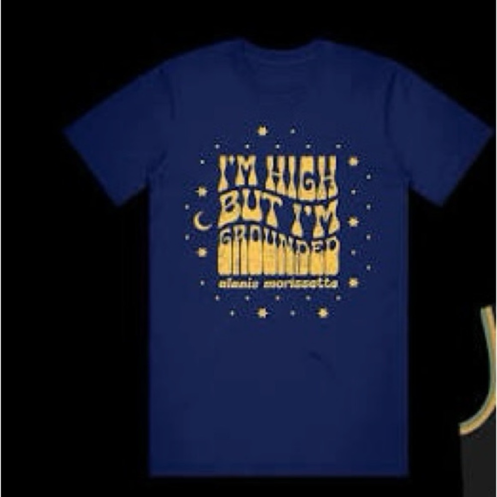 Women's Blue Graphic Tee